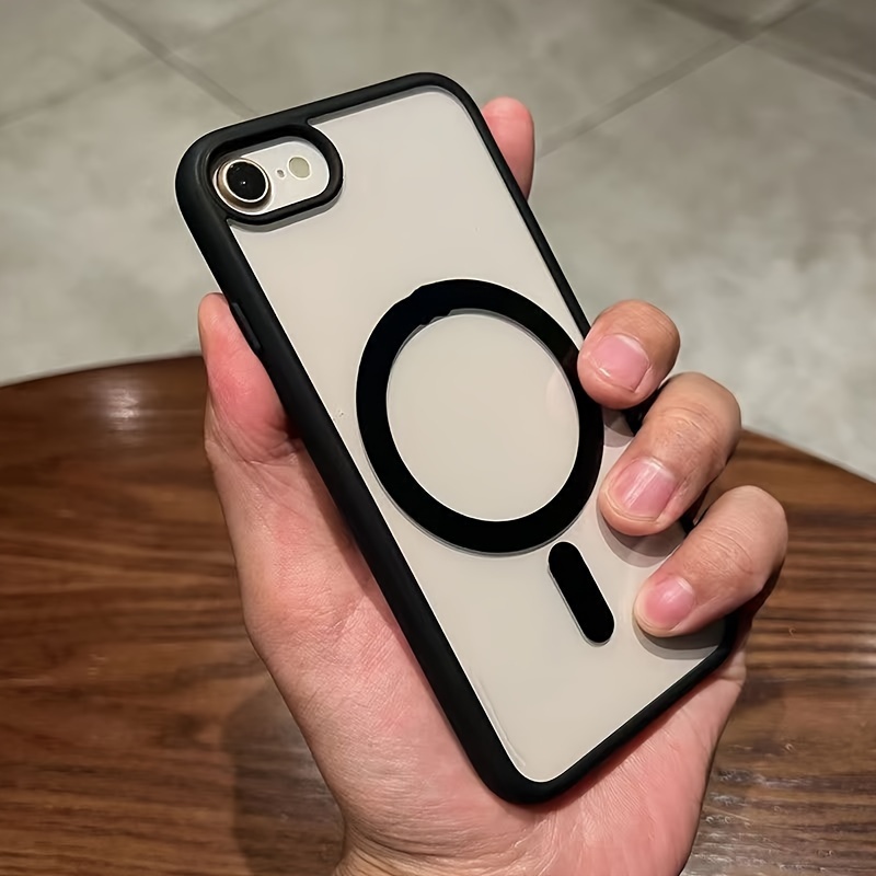 Phone Case – Luxury Wireless Charge Case for Iphone SE 2020 SE 2022 8 7 Soft Magnetic Bumper Cover