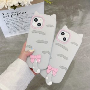 Phone Case: Original Cute Back Cat Suitable for iPhone