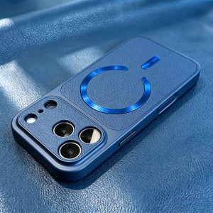 Phone Case: Premium Magnetic Phone Case for iPhone 17/16/15/14/13 Pro Max, Luxury Shockproof Protective Cover with Metal Camera Lens Protection, Anti-Slip Magnetic Case for iPhone 15 Pro 14plus