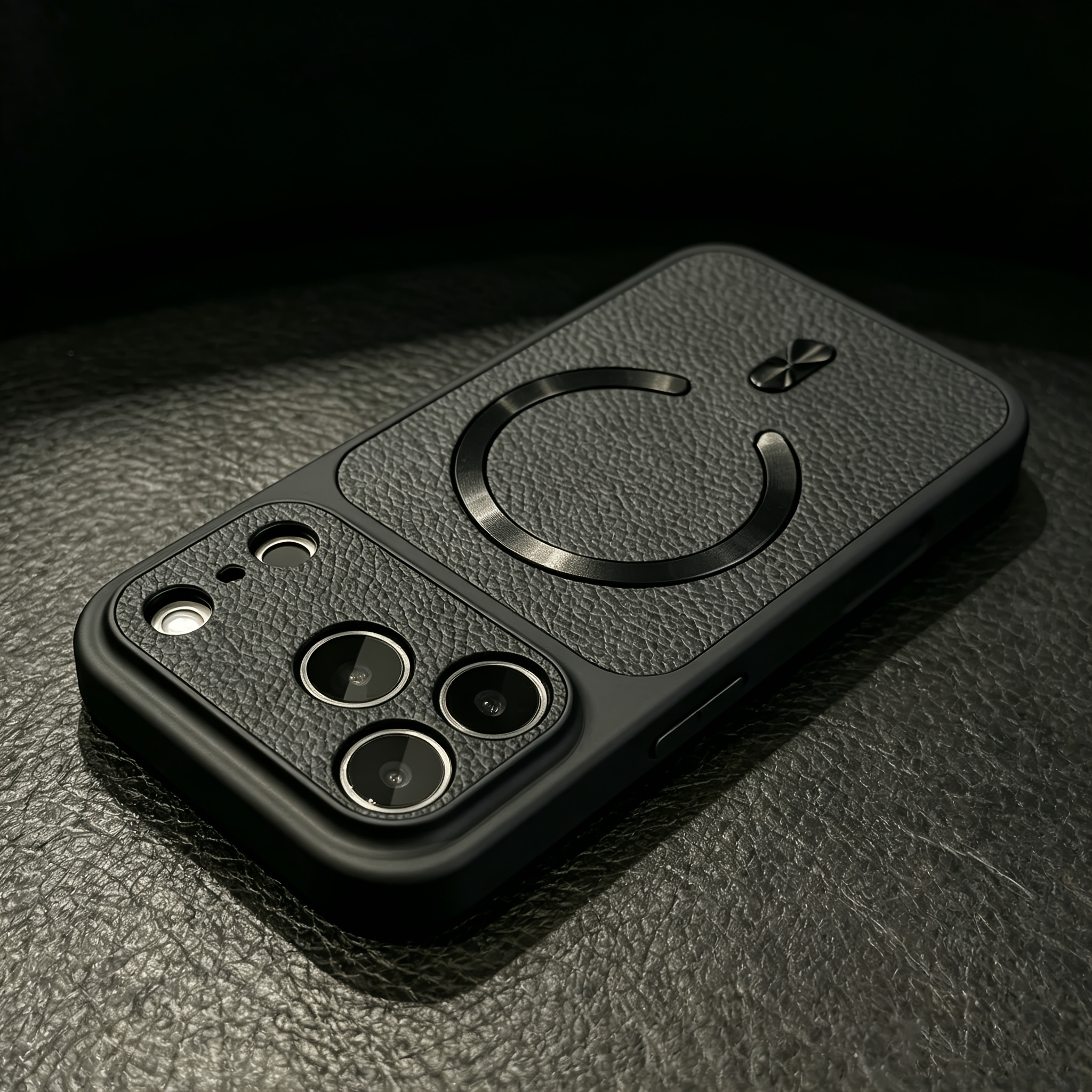 Phone Case: Premium Magnetic Phone Case for iPhone 17/16/15/14/13 Pro Max, Luxury Shockproof Protective Cover with Metal Camera Lens Protection, Anti-Slip Magnetic Case for iPhone 15 Pro 14plus