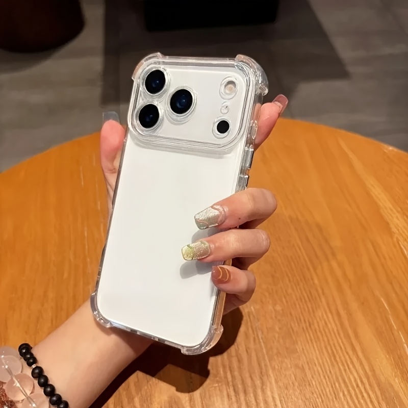 Phone case: Luxury Shockproof Soft TPU Protection Clear Phone Case for iPhone 17 16 15 14 13 12 11 Pro Max 16 15 14 8 7 Plus X Xs Max Xr 8 7 Back Cover